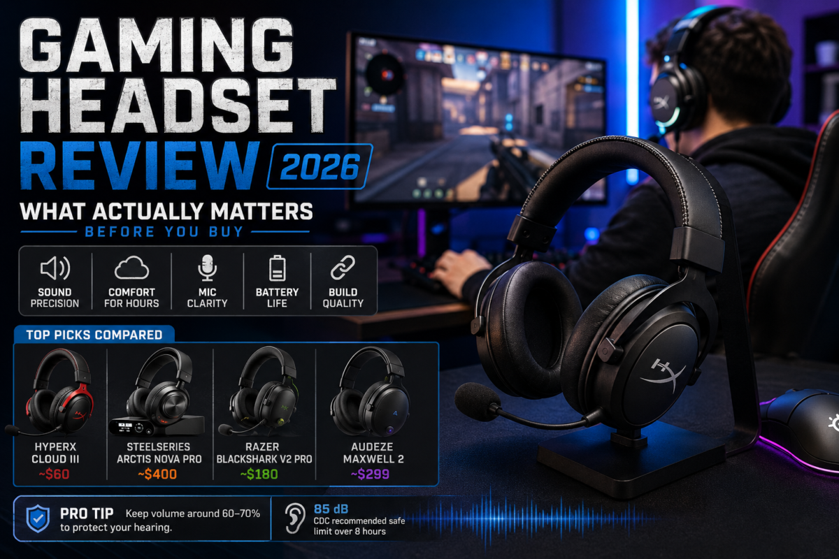 2026 gaming headset review covering key features to consider before buying