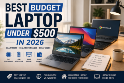 Best budget laptops under $500 in 2026 for affordable everyday use